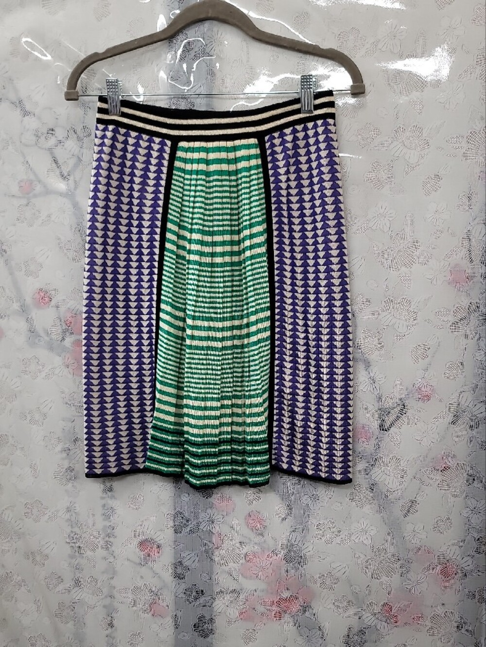 Missoni Purple & Green Skirt Size Small - Picture 2 of 7